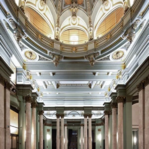 Spain, Comunidad de Madrid, The ballroom inside the Circle of Fine Arts building by