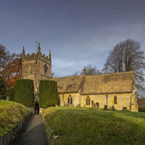 St Peters Church, Upper Slaughter, Cotswolds, Gloucestershire, England, UK