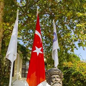 Statue of Hayreddin Barbarossa, Antalya, Turkey
