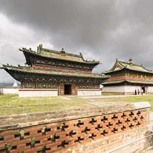 Temples in Erdene Zuu monastery. Harhorin, South Hangay province, Mongolia