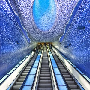 Toledo subway station in Naples, Campania region, Italy
