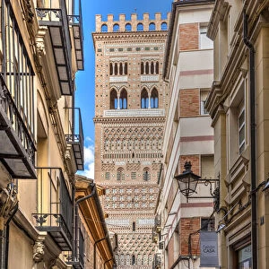 Torre El Salvador tower, Teruel, Aragon, Spain