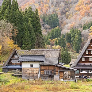 Traditional houses of Suganuma (UNESCO World Heritage Site), Gokayama, Toyama Prefecture