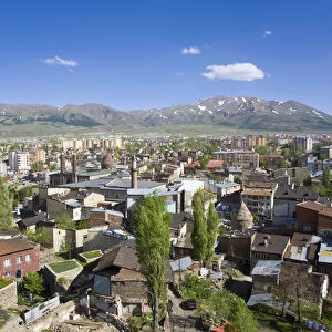 Turkey, Eastern Turkey, Erzurum, City View from Kale, Citadel