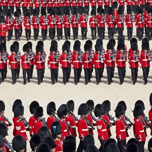 UK, England, London, Trooping the Colour Ceremony at Horse Guards Parade Whitehall