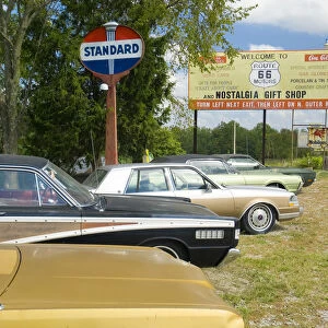 USA, Missouri, Route 66, Rolla, Route 66 Motors and Nostalgia Giftshop