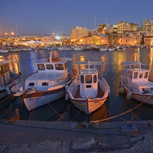 Venetian Harbor in Heraklion, Crete, Greece, Europe