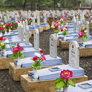 Vietnam, DMZ Area, Quang Tri Province, Cam Lo, North Vietnamese Military cemetery
