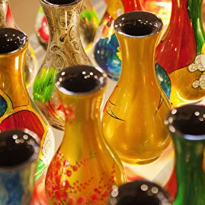 Vietnam, Hanoi, Laquerware Vases
