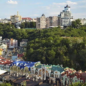 View of colourful new houses, KIev, Ukraine