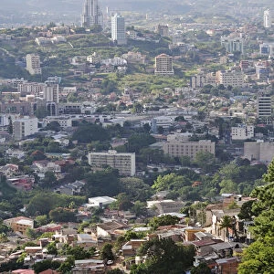 View over Tegucigalpa, Capital City, Central America, Honduras