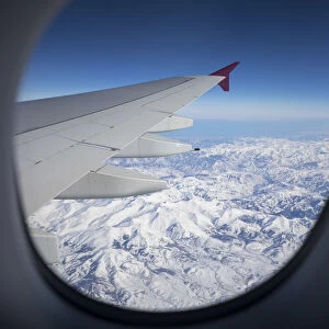 View out of window of an A380 over Eastern Tureky