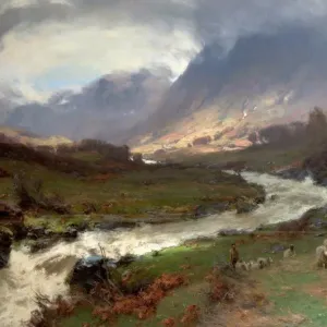 Una Interrupción en la Tormenta, Glen Lyon, Perthshire, Escocia. Una Interrupción en la Tormenta, Glen Lyon, Perthshire, Escocia.