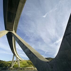 Kylesku Bridge in Assynt Scotland UK