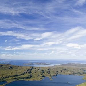 The Summer Isles from Stac Pollaidh Assynt Scotland UK