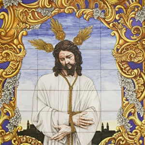 Tiles of Jesus in Cordoba Spain