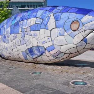 The Big Fish Print, Belfast's Donegall Quay The Big Fish Print, Belfast's Donegall Quay