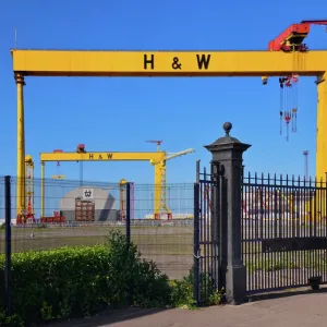 Samson and Goliath Cranes Print Samson and Goliath Cranes Print