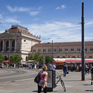 Croatia, Zagreb, Old town, Glavni kolodvor main railway station