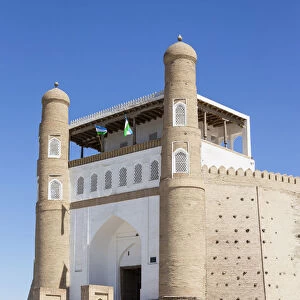Entrance of the Ark Fortress, Registan Square, Bukhara, Uzbekistan