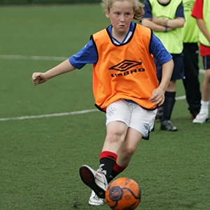 Future Stars in Action: Rangers Football Club Soccer Schools at Stirling University