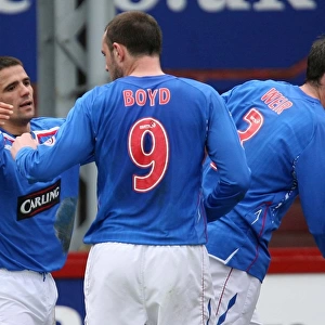 Nacho Novo's Euphoric Moment: Rangers Clinches Scottish Cup Quarter-Final Win Over Partick Thistle (0-2)