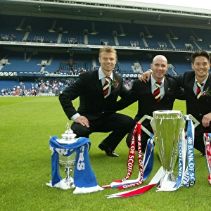 Rangers Football Club: Champions Triumphant Homecoming - The Treble Victory Parade at Ibrox (31/05/03)