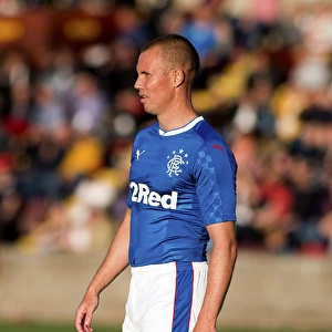 Rangers Kenny Miller in Action at Ochilview Park: Betfred Cup Clash against East Stirlingshire