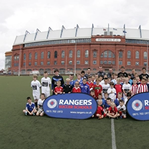 Soccer Schools Poster Print Collection: Soccer School Ibrox Complex August '10