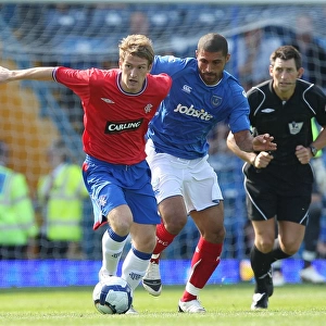 Pre-Season Fixtures Photo Mug Collection: Portsmouth 2-0 Rangers