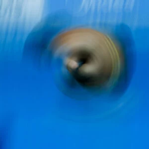 Blaha of Austria performs a jump during the mens 3m springboard semi-final at the