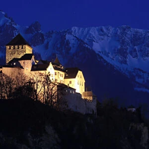 A general view shows Vaduz Castle in Liechtensteins capital Vaduz
