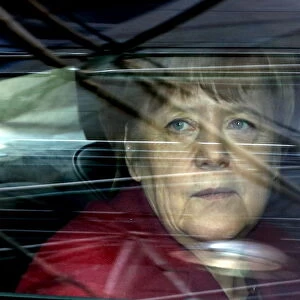 Germanys Chancellor Merkel arrives at a EU leaders summit over migration in Brussels