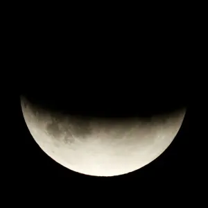 Partial Lunar Eclipse Print Partial Lunar Eclipse Print