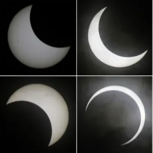Annular Eclipse Seen in Tokyo Print