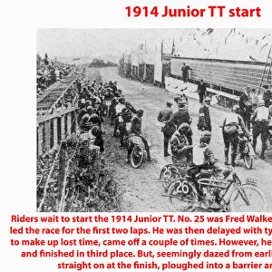 1914 Junior TT start