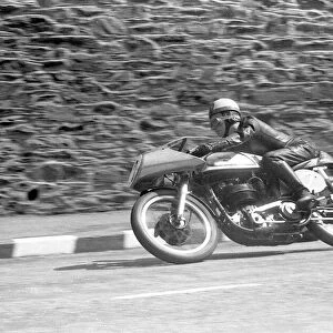 Alan Holmes (Norton) 1957 Junior TT