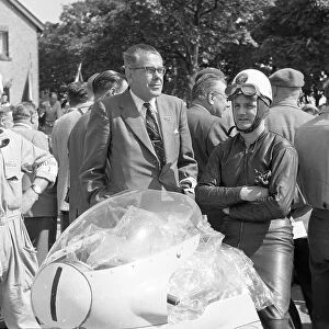 Alistair King Bianchi Lew Ellis 1961 Junior TT