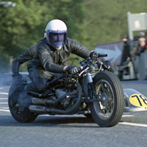 Artie Oates & Edda Oates (Triumph) 1972 750 Sidecar TT