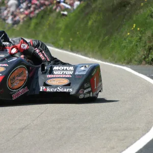 Dave Molyneux at Creg ny Baa: 2007 Sidecar race B