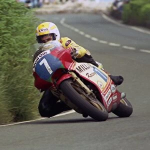 Eddie Laycock at Tower Bends: 1987 Junior TT