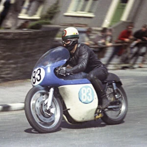 Edi Lenz (AJS) 1965 Junior TT