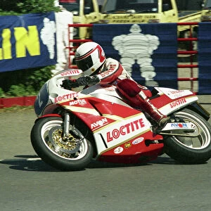 Geoff Johnson (Loctite Yamaha) at Ballacraine; 1988 Production B TT