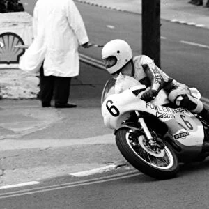 John McEntee (Fowler Yamaha) 1977 Senior Manx Grand Prix