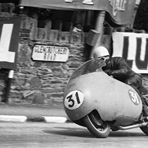 Keith Campbell (Guzzi) 1957 Senior TT