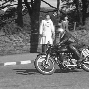 Len Lewis (AJS) 1958 Junior Manx Grand Prix