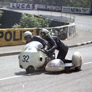 Maurice Candy & Rex Du Pont (MJC) 1967 Sidecar TT