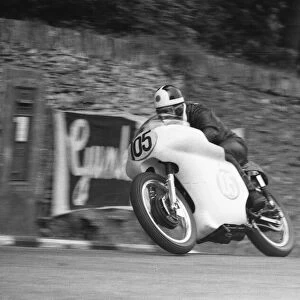 Mick Miller (AJS) 1962 Junior Manx Grand Prix