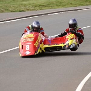Philip Dongworth & Stuart Castles (Ireson Kawasaki) 2004 Sidecar TT