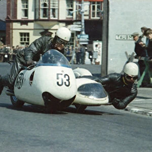 Ron Smith & J Wilson (Triumph) 1967 Sidecar TT